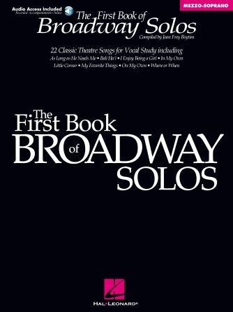 1st Book Broadway Solos Mezzo-Soprano w/Audio