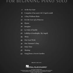 Beautiful Melodies for Beginning Piano Solo