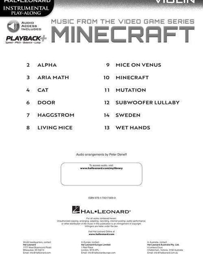 Minecraft Music from the Video Game Viola Play-Along