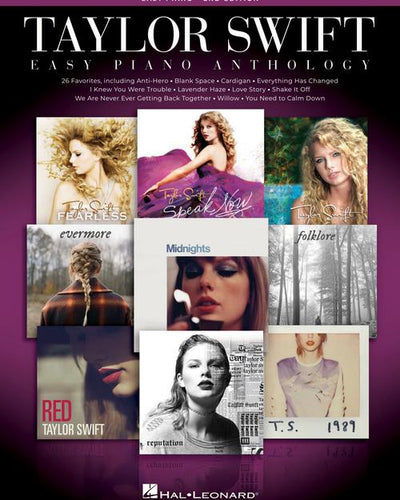 Taylor Swift Easy Piano Anthology 2nd Edition