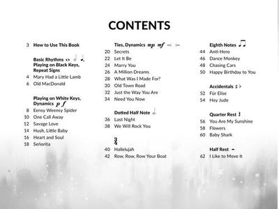 Piano Songs for the Very Beginner