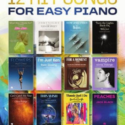 12 Hit Songs for Easy Piano