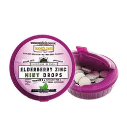 Vocal Eze Elderberry Mint Throat Drops (40 Pieces)