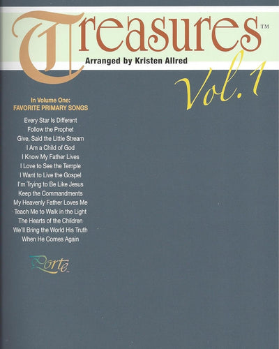 Treasures Intermediate Sacred Solos for the LDS Pianist