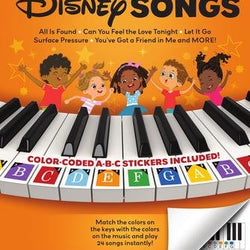 Piano-by-Color Disney Songs