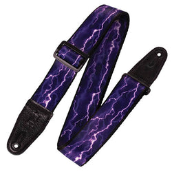 Levy's Polyester Guitar Strap - Lightning
