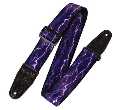 Levy's Polyester Guitar Strap - Lightning