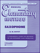Rubank Elementary Method Vol.1 Saxophone