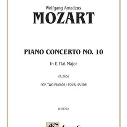 Mozart Concerto No. 10 in E-Flat Major K.365 2P4H 2028 JC3