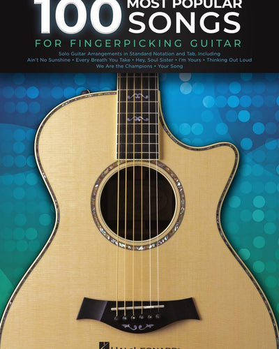 100 Most Popular Songs For Fingerpicking Guitar