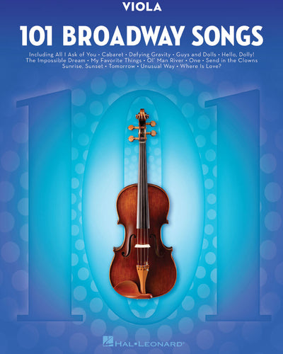 101 Broadway Songs for Viola