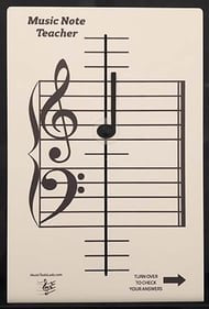 Music Note Teacher All-In-One Flashcard