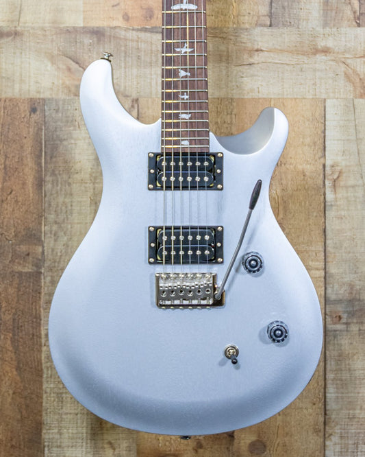 PRS SE CE24 Standard Satin, Metallic Silver