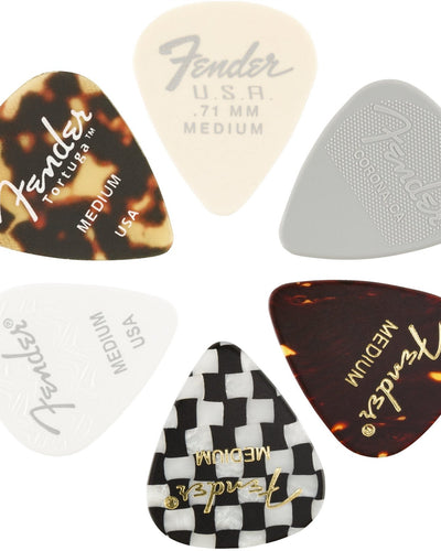 Fender 351 Shape Material Medley Medium (6)