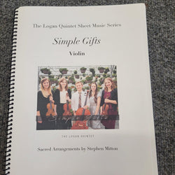 Logan Quintet Simple Gifts Album Violin with Piano Accompaniment