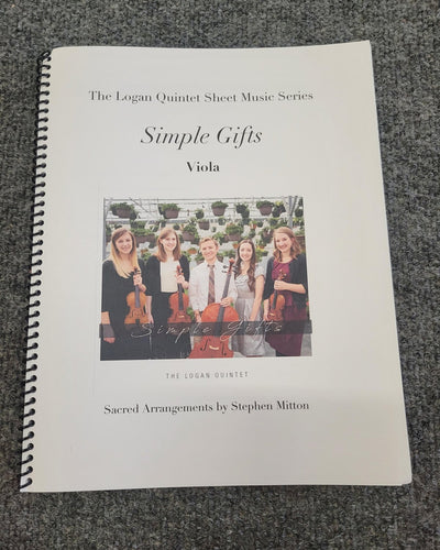 Logan Quintet Simple Gifts Album Viola with Piano Accompaniment