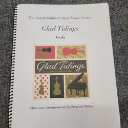 Logan Quintet Glad Tidings Album Viola with Piano Accompaniment