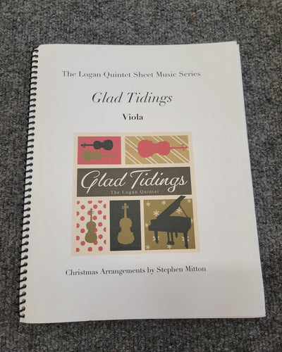 Logan Quintet Glad Tidings Album Viola with Piano Accompaniment