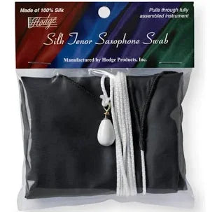 Hodge Tenor Sax Silk Swab Black