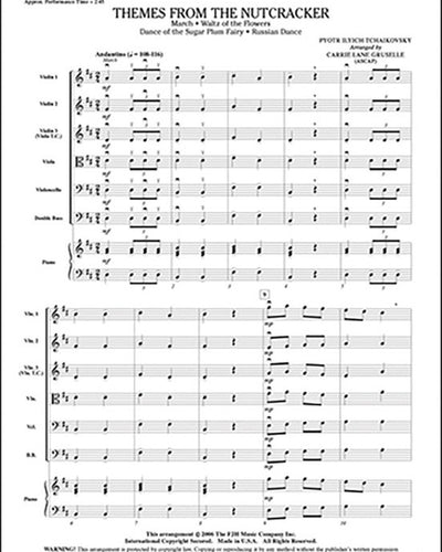 Themes from The Nutcracker String Orchestra Grade 2.5