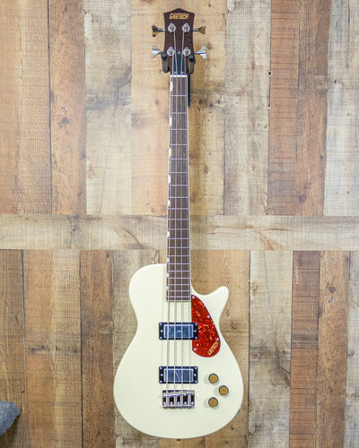 Gretsch Streamliner Jet Club Bass Single-Cut Laurel Fingerboard Vintage White