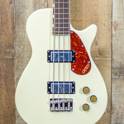 Gretsch Streamliner Jet Club Bass Single-Cut Laurel Fingerboard Vintage White