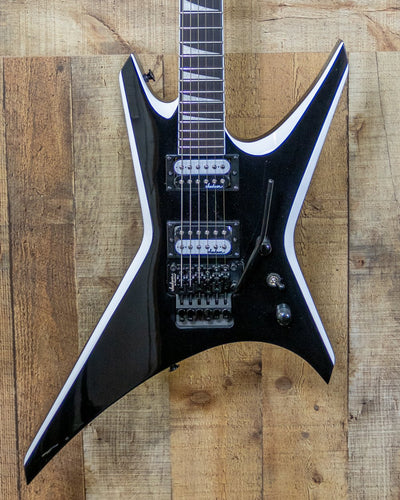Jackson JS32 Warrior Black w/ White Bevels