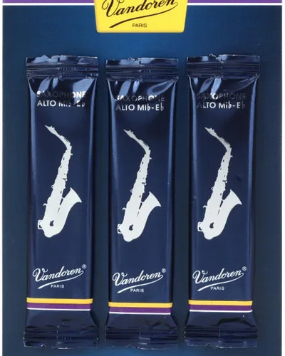 Vandoren 2.5 Alto Sax Traditional Reed 3 Pack