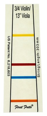 First Fret Fingerboard Markers Violin 3/4: Viola 13"
