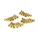 Fender Pickguard/Control Plate Mounting Screws (24) (Gold)