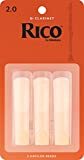 Rico Bb Clarinet 3 Pack 2.0 Reeds