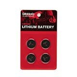 D'Addario CR2032 Lithium Battery 4PK or 1.50 Individual Battery
