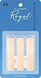 Rico Royal Bb Clarinet 3 Pack 2.5 Reeds