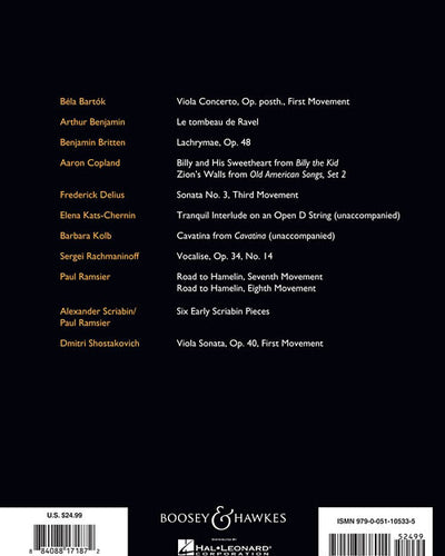 The Boosey & Hawkes Viola Anthology
