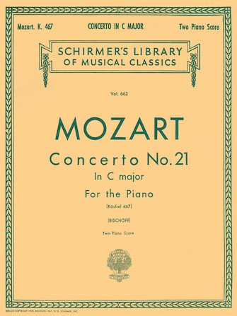 Mozart Concerto In C No.21 K.467 2P4H 2028 J3