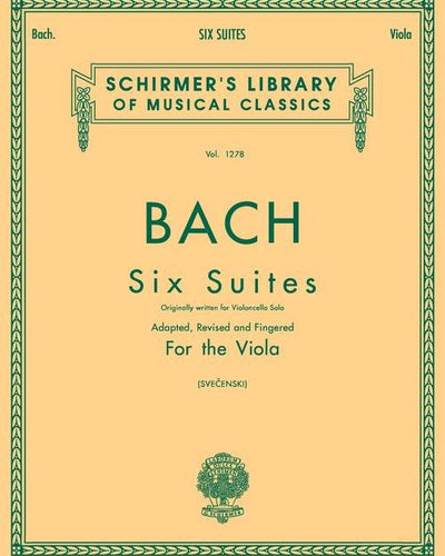 6 Bach Suites for Viola
