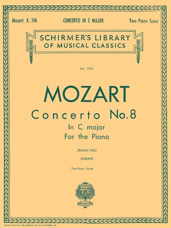 Mozart Concerto No. 8 in C K.246 2P4H 2028 J2