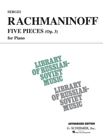 Rachmaninoff Five Pieces Op.3 PS 2028 VD2
