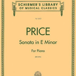 Price Sonata in E Minor PS 2028 MA2
