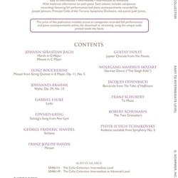 The Cello Collection - Easy to Intermediate Level