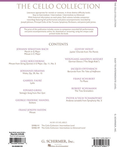 The Cello Collection - Easy to Intermediate Level