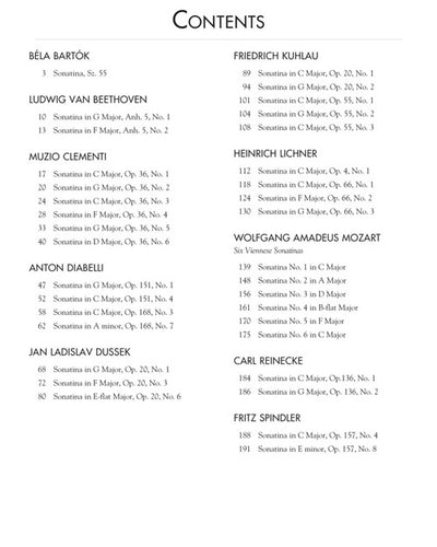 35 Sonatinas by 10 Composers for Piano