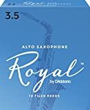 RICO Royal Alto Sax Box of 10 Size 3.5