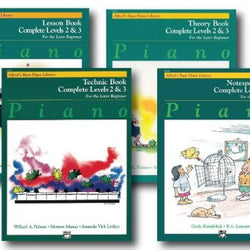 Alfred Complete Level 2-3 Older Beginner Bundle Includes Lesson, Theory, Technic, Recital