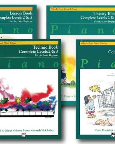 Alfred Complete Level 2-3 Older Beginner Bundle Includes Lesson, Theory, Technic, Recital