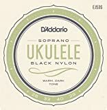 D'Addario Black Soprano Nylon Uke Strings