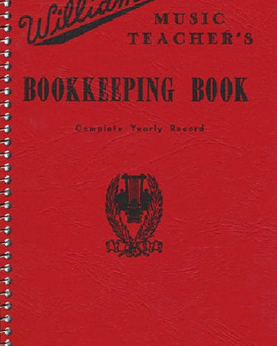 Williams Music Teacher's Bookkeeping Book