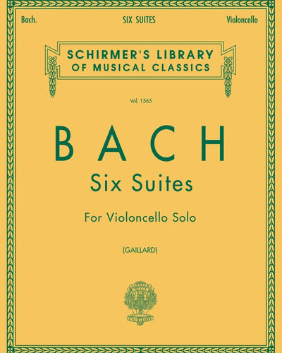 6 Bach Suites for Cello