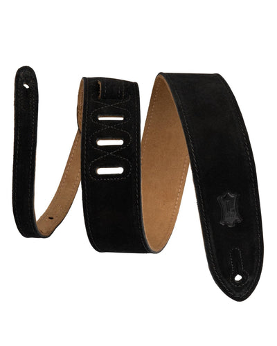 Levy's 2" Suede w/Suede Backing, Black