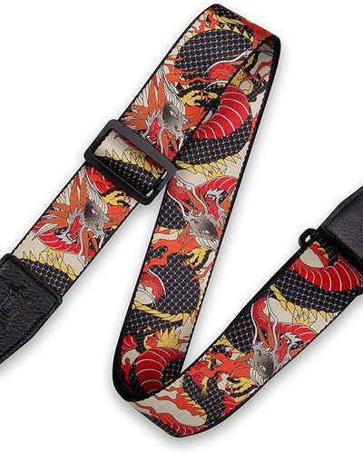 Levy's 2" Poly Strap Japanese Dragon